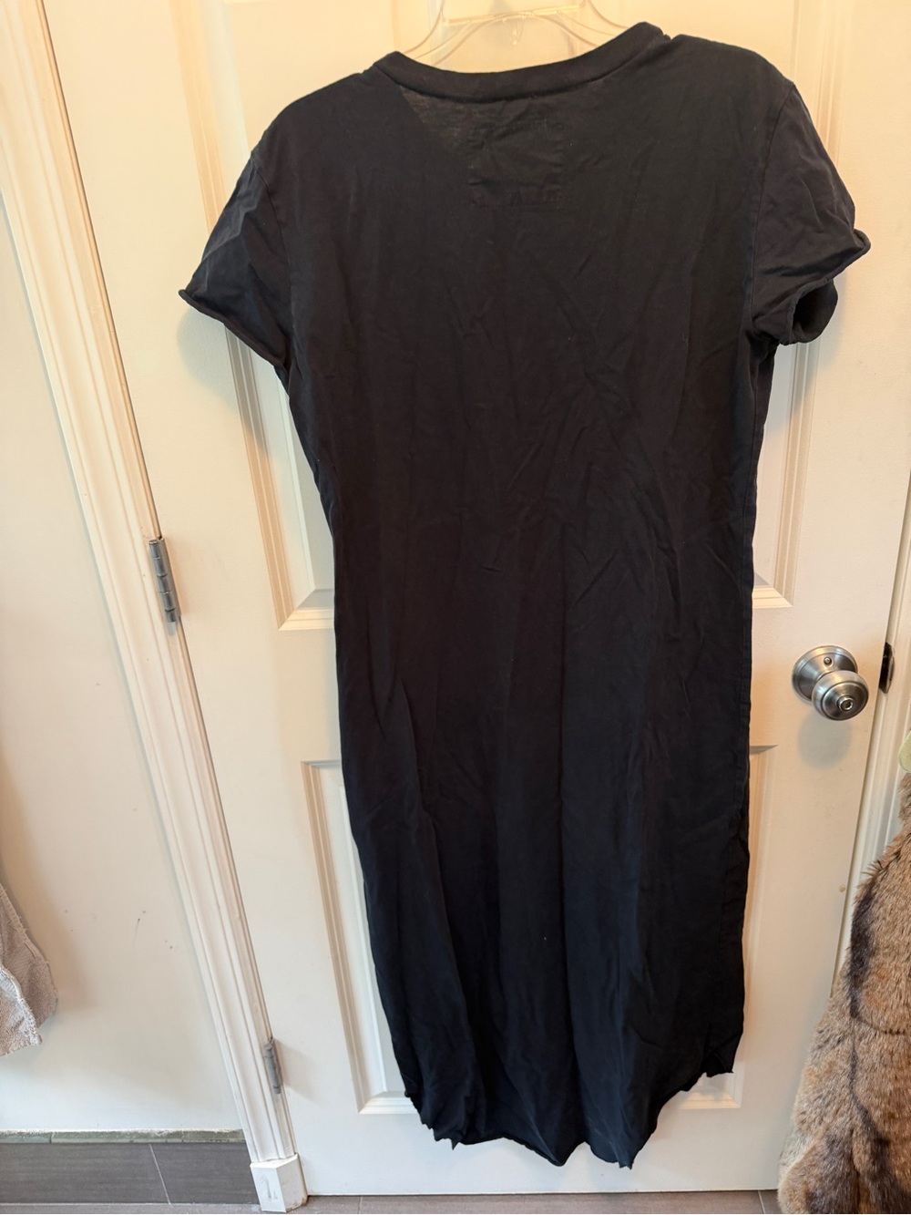 Frank & Eileen Classic Black Short-Sleeve Maxi Dress - Picture 3 of 4